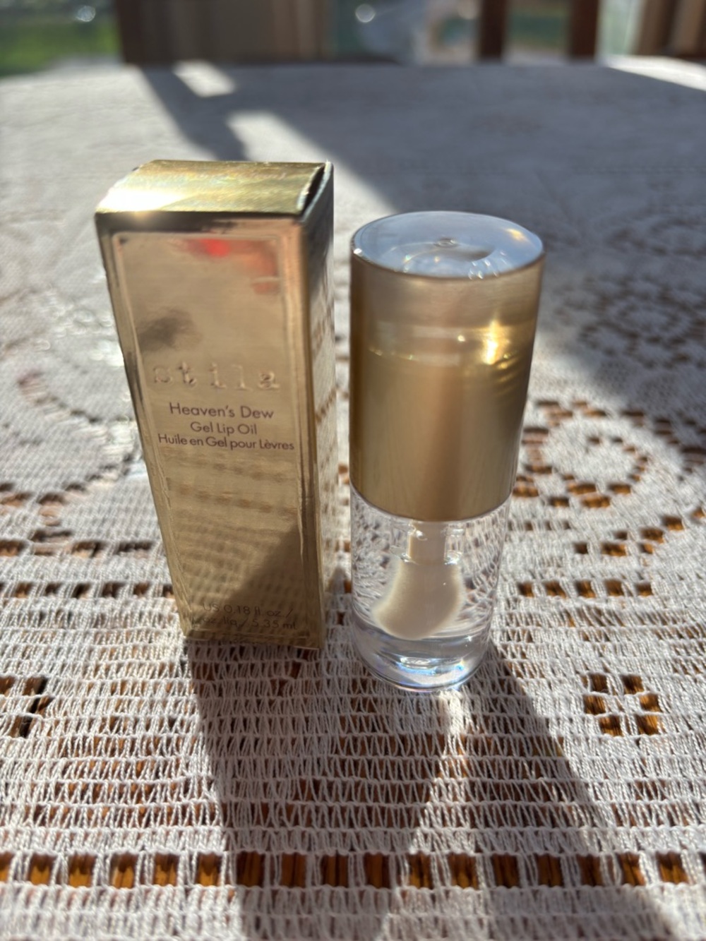 STILA Heaven's Dew Gel Lip Oil — Clear (Rain Drop) • retails for $24.00 - Picture 5 of 5